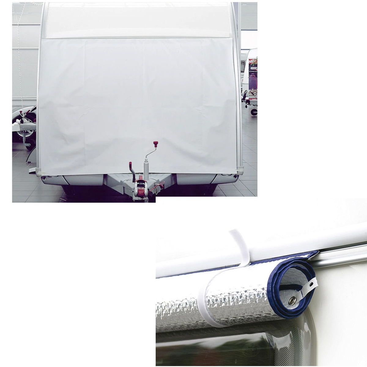 Frontbeskyttelse for campingvogner