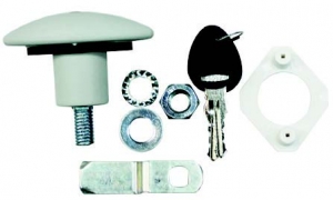 Product Image for Bagasjeromslås liten trykkåpning, hvit, Fiat