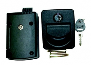 Product Image for Dörrlås för 35 mm dörr  Svart