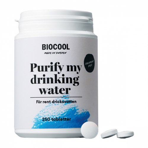 Product Image for BioCool Purify my drinking water (250 tabletter)