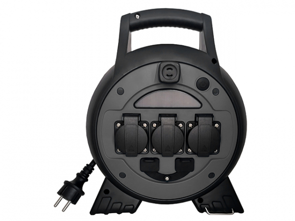 Product Image for Kabelvinda 15m, 230V med lampa och USB-uttag