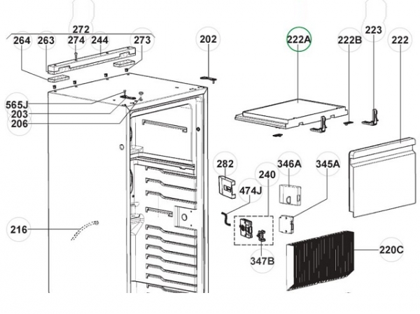 Product Image for Bunn frysedel Dometic