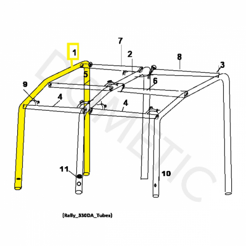 Product Image for Luftetube reservedel Air Pro 330S,M, DA Dometic