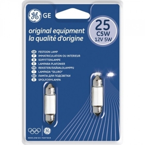 Product Image for Lyspære SV8,5 12V / 5W 35 mm 2-pack