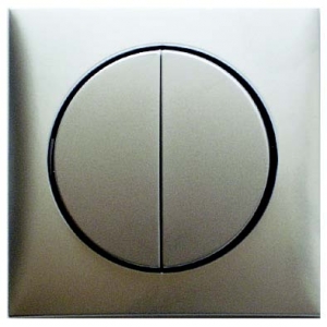 Product Image for Strømbryter Berker Dobbel Matt Krom