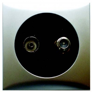 Product Image for Uttak TV/Kabel-TV Berker Matt Krom