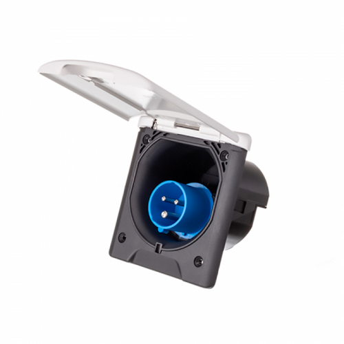 Product Image for Strøminntak 230V / 16A  CEE-, hvit lokk