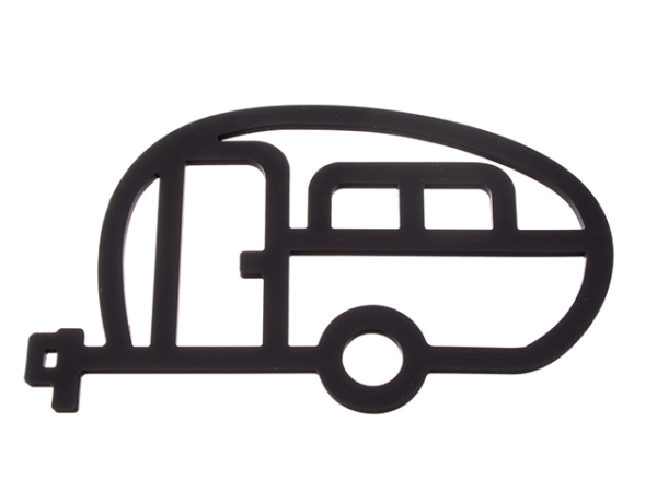 Product Image for Grytunderlägg Husvagn Retro, svart