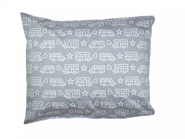 Product Image for Örngott med husbilsmotiv grått