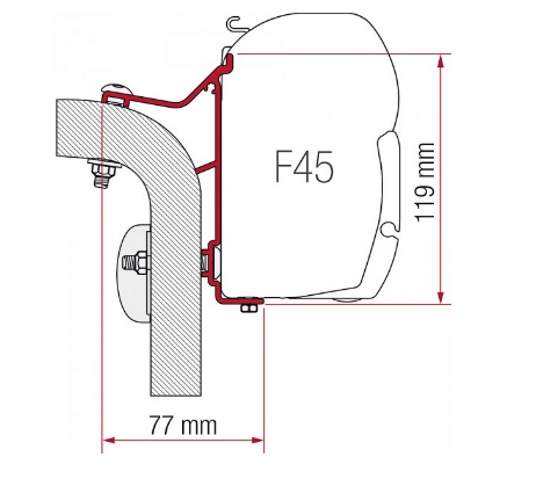 Product Image for Markisadapter Fiamma Hymer Van/B2  350 cm