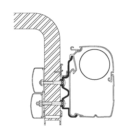 Product Image for Adapter Hymer Exis-Camp 3,5 m -2011