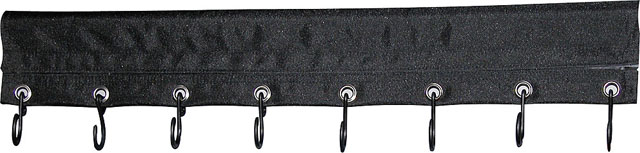 Product Image for Kederlist med 8 krokar svart