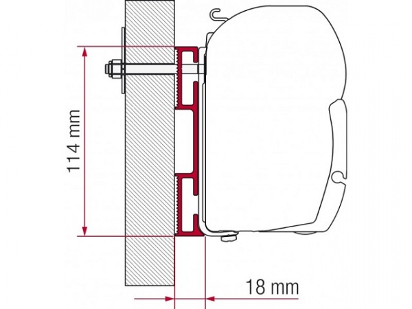 Product Image for marekisadapter D for Fiamma F45 + F70