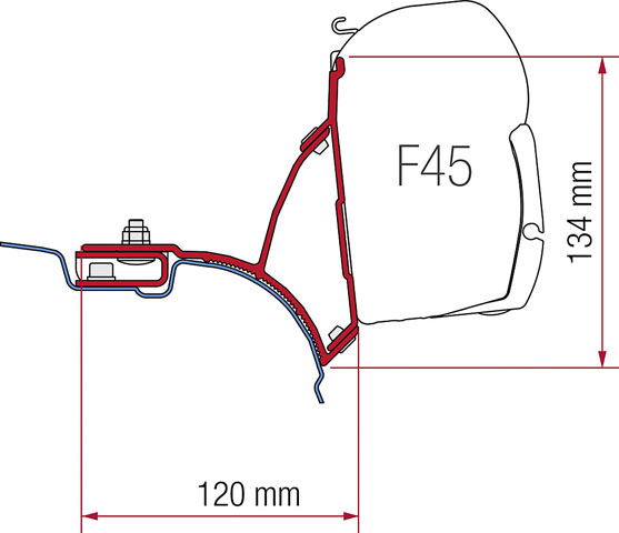 Product Image for Markisadapter VW T5 Transporter Multivan