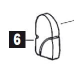 Product Image for LH COVER ASSY OMNISTOR 2000 Nr 6