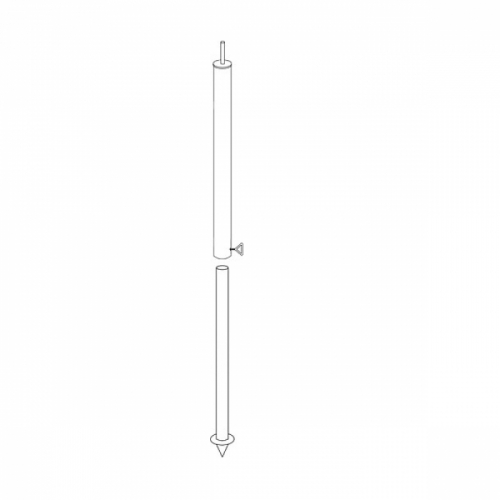 Product Image for Ställstång aluminium ø 25 mm 110 - 200 cm