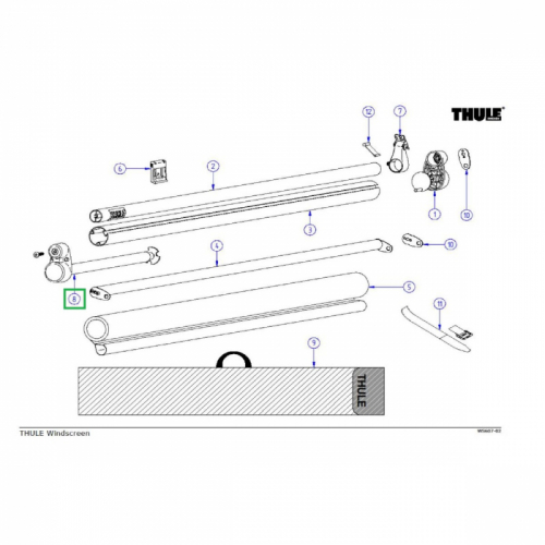 Product Image for Fjäder till Thule windscreen reservdel