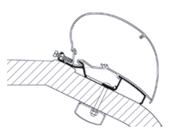Product Image for Adapterskena 350 cm till takmarkis Thule Omnistor Serie 6 / 9 LMC Lib