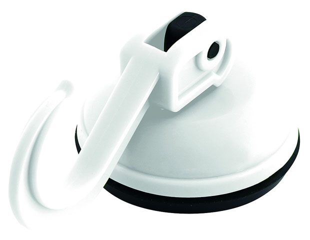 Product Image for Krok med sugekopp, hvit, max last 6kg. FP=2st. Eurotrail