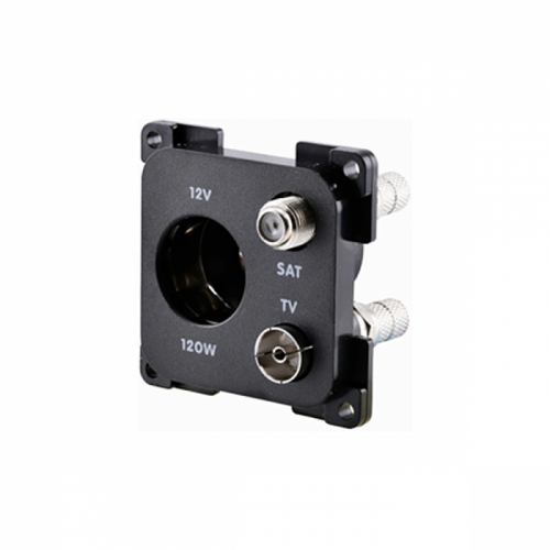 Product Image for Stickdosa 12V, 12 mm DIN TV?, svart