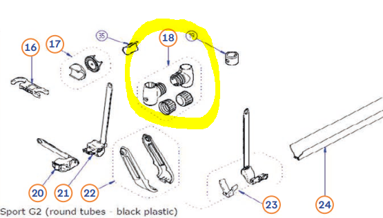 Product Image for Hjulfeste til sykkelstativ
