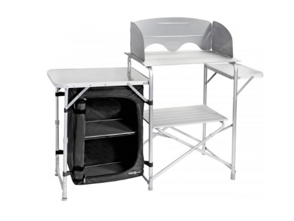 Brunner AZABACHE LS cuisine de camping Aluminium, Gris Aluminium | Leroy Merlin