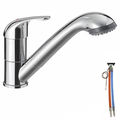 Product Image for Kran ø36mm med handdusch Reich Keramik Kama Duett krom