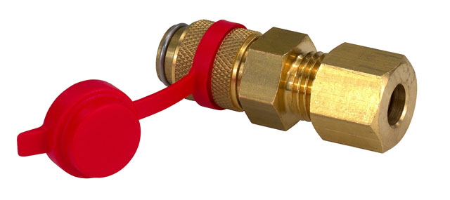 Product Image for Skarvkoppling utan nippel 1 st. SB SRV 8 med röd skyddshatt