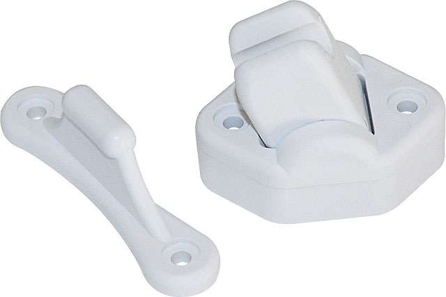 Product Image for Dörrhållare rörlig underdel, vit 9mm