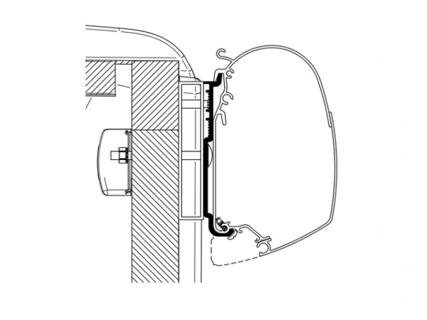 Product Image for Adapter Thule Carado Sunlight Set för väggmontering