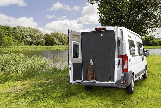 Product Image for Insektsskyddsförhänge HINDERMANN Fiat Ducato från 2007, bakdörr, hög