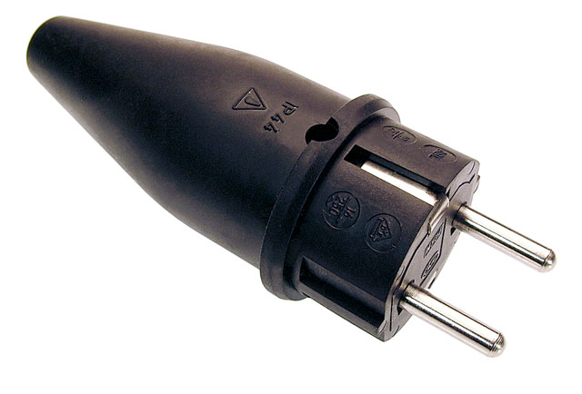 Product Image for Schuko-stickpropp, 230 V, gumm 1 st. SB