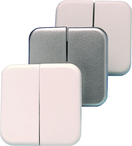 Product Image for Strömbrytare, dubbel ljusgrå