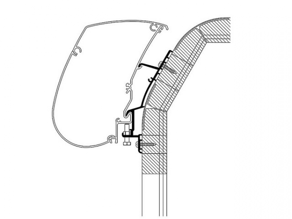 Product Image for Thule Roof Adapter LMC Explorer Cruiser 2018 450 cm