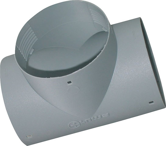 Product Image for T-rør ø65/72mm grå Truma TS