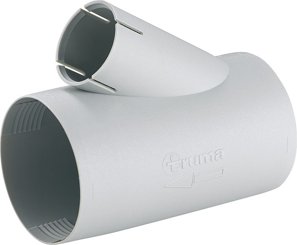 Product Image for Förgreningsrör AB35, grå utgång ø 35 mm