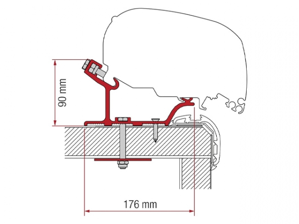 Product Image for Adapter FIAMMA Carthago Malibu 400 cm för F65/F80
