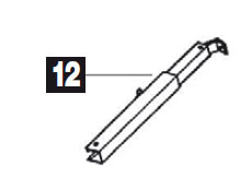 Product Image for LH RAFTER ARM ASSY 3.00M 2000 Nr 12
