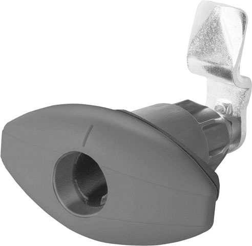 Product Image for Dörrhandtag Elipse, litet svart, för FF HSC-cylinder