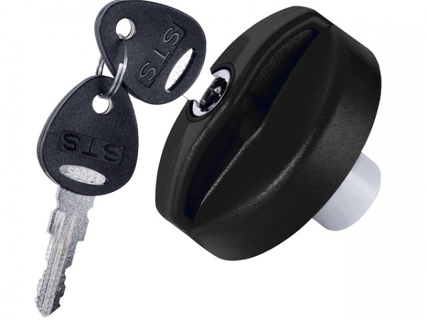 Product Image for Tanklokk med lås inkl 2 nøkler Svart