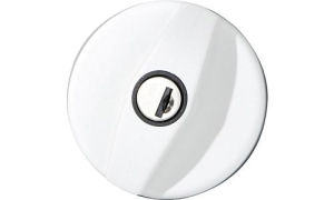 Product Image for Lokk med lås 2 nøkler Hvit