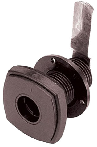 Product Image for Dörrlås, kvadrat svart
