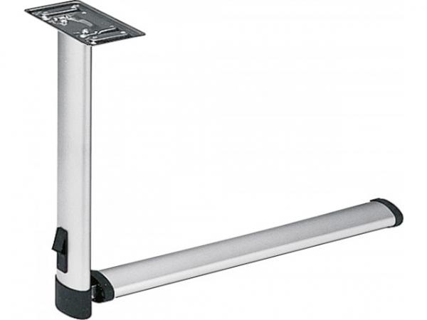 Product Image for Støttebein til spisebord lysegrå/sølv