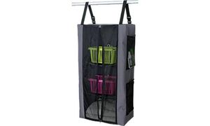 Product Image for Hengende oppbevaringsskap 3 hyller mørkegrå/svart Eurotrail