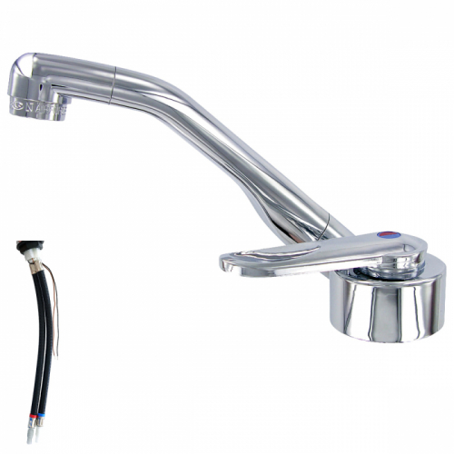Product Image for Kran ø33mm Florenz krom utkastare 17 cm
