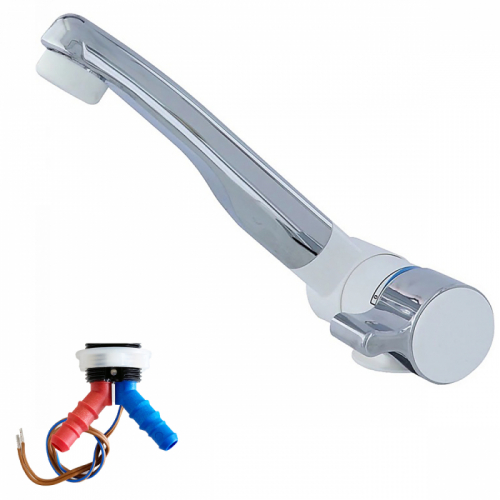 Product Image for Blandebatteri ø27mm krom/vit LONDON