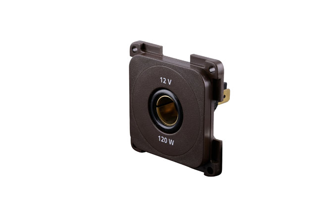 Product Image for 12V-uttag brun 2-pol., 1-pack SB
