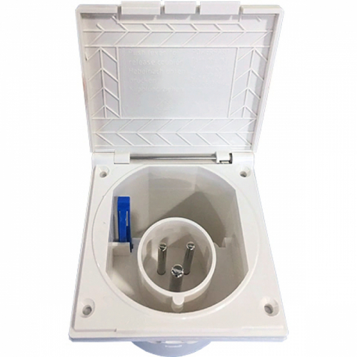 Product Image for Elintag 230V vit CEE17