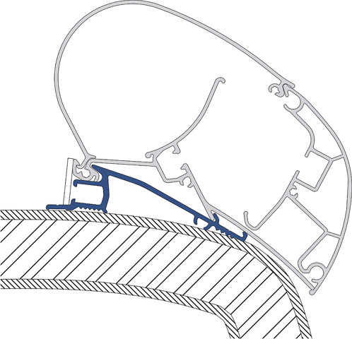 Product Image for Adapter till takmarkis Dometic PerfectWall 2000 2500 450 cm Hymer SX