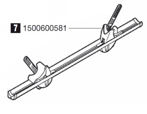 Product Image for ELITE RAIL WITH RAILSLIDERS Nr 7